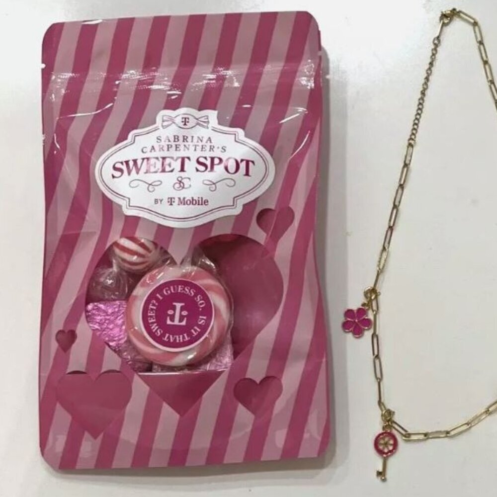 Sabrina Carpenter Sweet Spot T Mobile Promotion Charm Necklace Candy